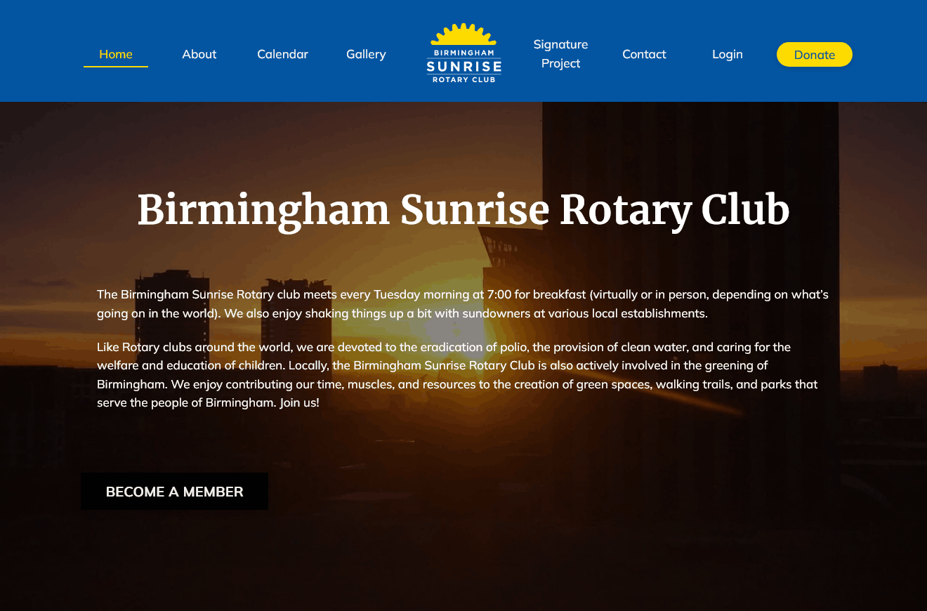 Birmingham Sunrise Rotary Club - Home