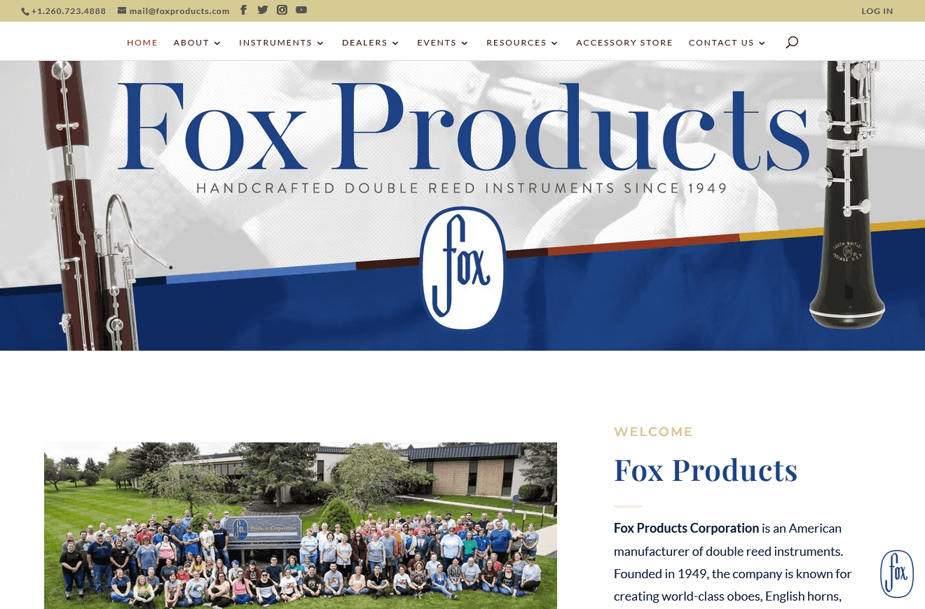 Fox Products - Home
